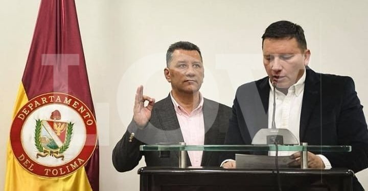 En medio de la controversia, Ricardo Orozco tomó posesión ante la Asamblea del Tolima