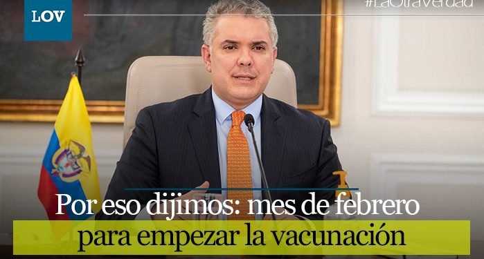 Duque aún no confirma una fecha exacta sobre llegada de las vacunas