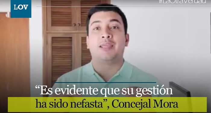 Concejal Mora lanza pullas al alcalde Hurtado