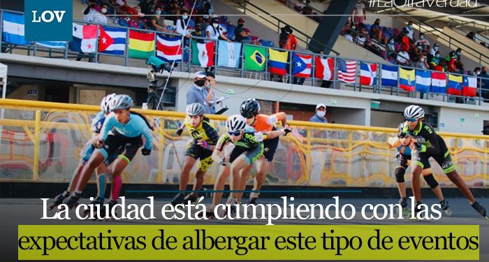 Jueces encargados de velar por la bioseguridad en Panamericano de Patinaje