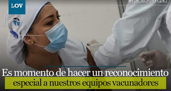 Personal de primera línea de la salud es quien está siendo vacunado en la etapa uno