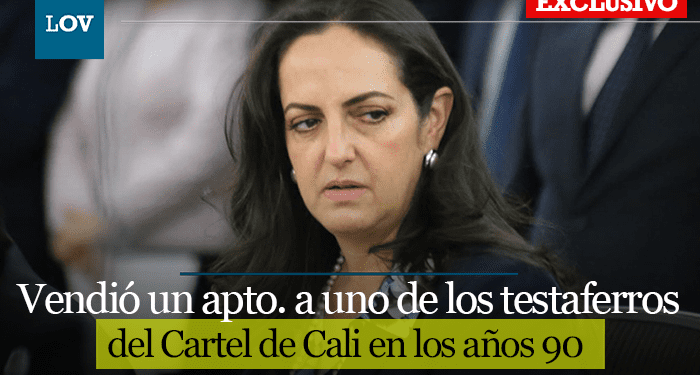 María Fernanda Cabal en problemas por vender un inmueble a ex socio del Cartel de Cali