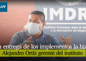 Gerente del IMDRI hizo entrega de implementación deportiva.
