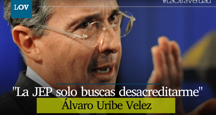 Uribe arremete contra la JEP por informe de falsos positivos