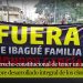 ¡Fuera de Ibagué familia Monroy García! fue la consigna de quienes marcharon
