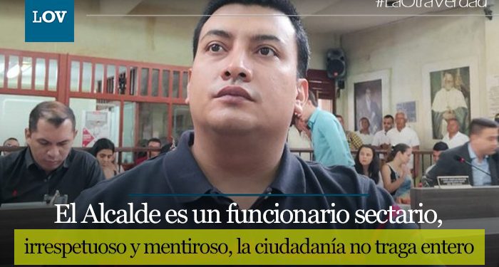 Exigimos respeto y garantías a la oposición, concejal Javier Mora