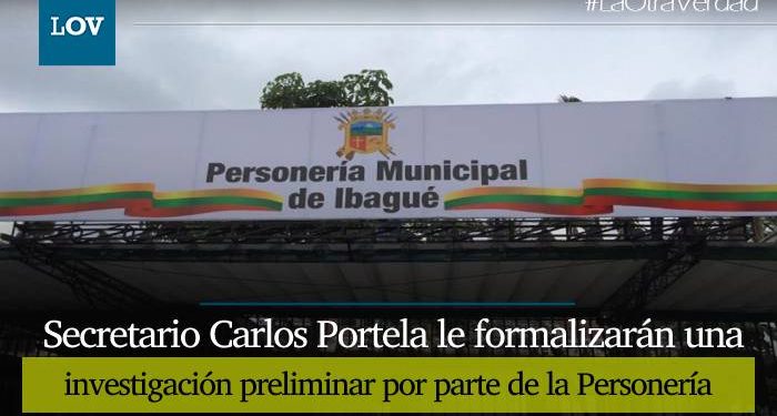 Investigación preliminar contra Portela