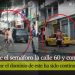 Limpia vidrios de la 60 se disputan el semáforo