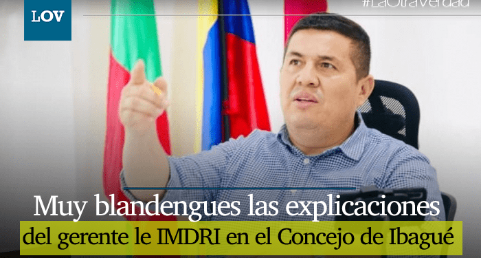 Declaraciones de Ortiz no convencen a la opinión pública ibaguereña