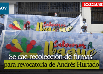 Se cae recolección de firmas para revocatoria de Hurtado