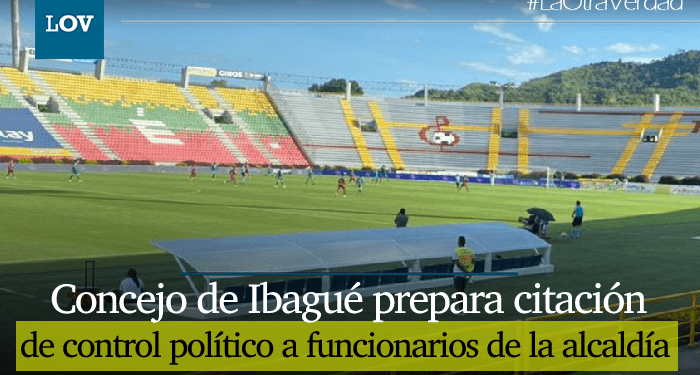 Se viene citación por parte del concejo de Ibagué por fiesta en el estadio