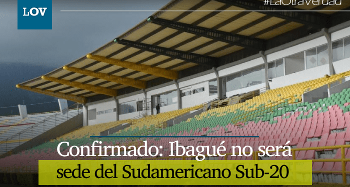Conmebol anuncia que Ibagué no será sede del Sudamericano Sub20