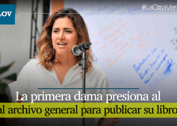 Primera dama de la nación presiona al Archivo General para que publique su autobiografía