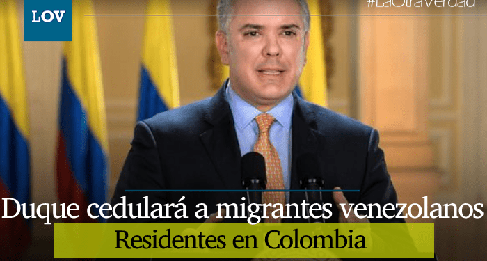 Duque firma decreto para regularizar a migrantes venezolanos