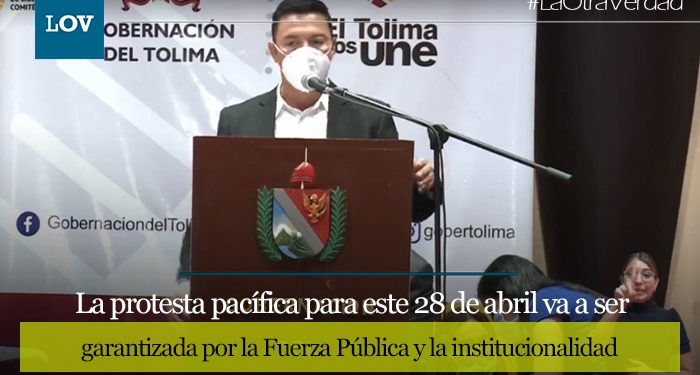 Secretario del Interior del Tolima no permitirá bloqueos en la Ciudad de Ibagué