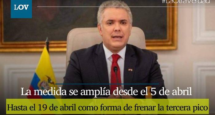 Toque de queda se amplía hasta 19 de abril