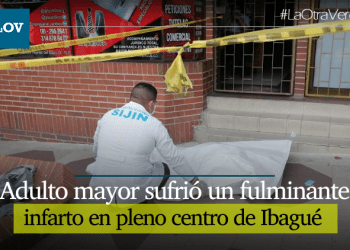 Abuelo murió de un infarto en el centro de Ibagué