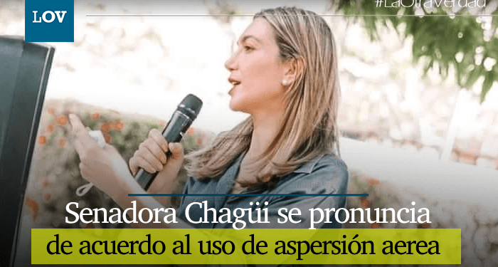 “Siempre he respaldado la erradicación de cultivos de uso ilícito y la utilización todas los mecanismos para combatirlos”: senadora Chagüi