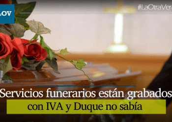 Duque dice que no sabe porqué servicios funerarios estarían grabados en la Reforma Tributaria