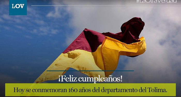 ¡Feliz cumpleaños! Departamento del Tolima