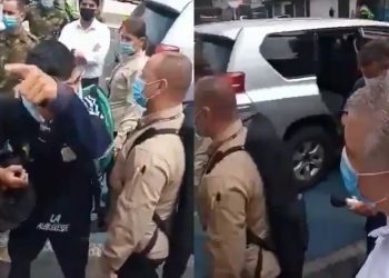 Con abucheos y firmes reclamos fue recibido Iván Duque en recorrido de Cali