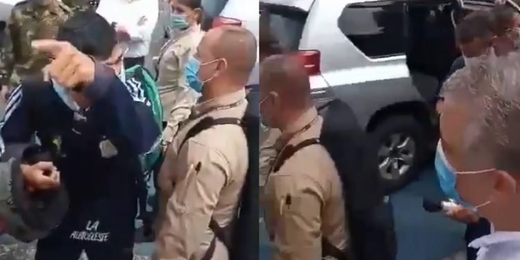 Con abucheos y firmes reclamos fue recibido Iván Duque en recorrido de Cali