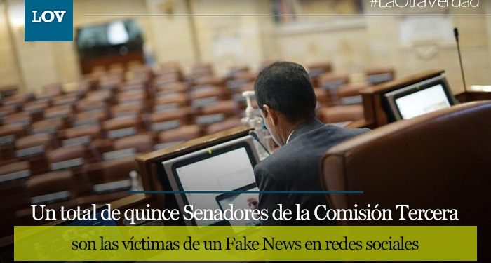 Con Fake News acusan a Senadores de la Comisión Tercera de aprobar en primer debate la Reforma Tributaria