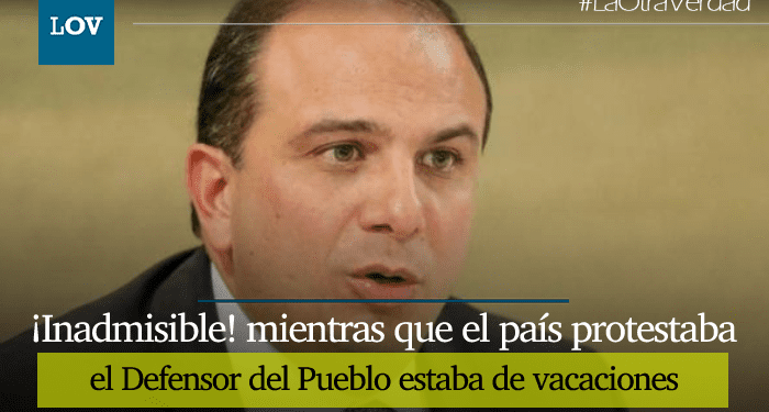 Defensor del Pueblo se encontraba presuntamente en Anapoima descansando