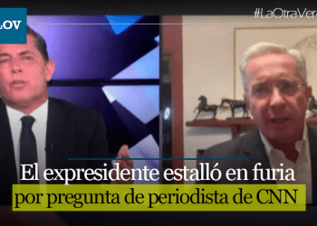 Uribe se enojó por preguntas de periodista en el Canal CNN en español