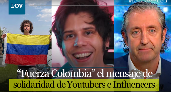 Infuencers del mundo se solidarizan con Colombia, piden que paren la represión