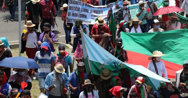 Minga Indígena del Tolima llega a la ciudad de Ibagué