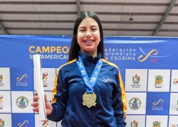 tolimense gana oro en Sudamericano de esgrima