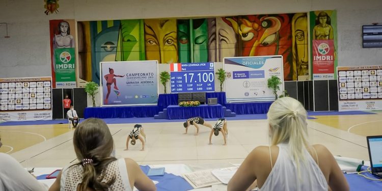 Ibagué vive las emociones del Campeonato Sudamericano de Gimnasia Aeróbica
