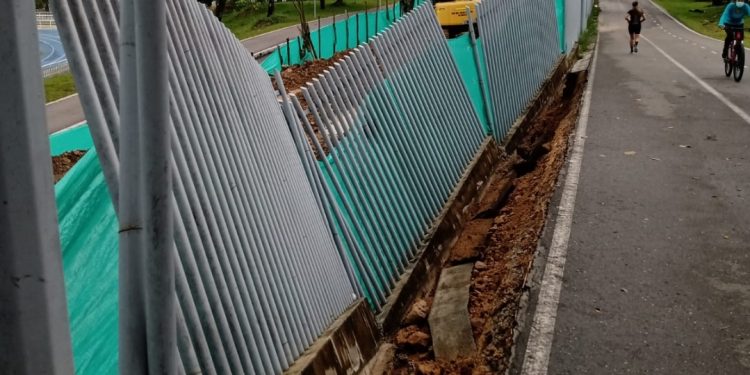 Denuncian daño en el encierro del Parque Deportivo