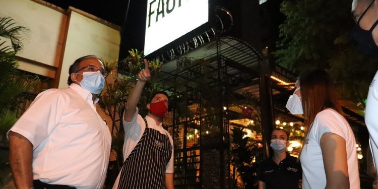 CCI e Infibagué recorrieron zonas gastronómicas con falencias en alumbrado público