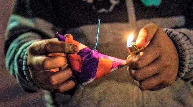 Ya van 8 quemados con pólvora en Ibagué