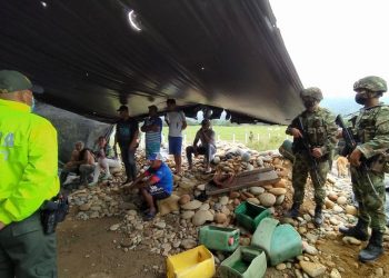 Capturadas 7 personas por minería ilegal en el municipio de Ataco