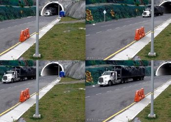 Imágenes inéditas de la tractomula previo a la tragedia en La Línea