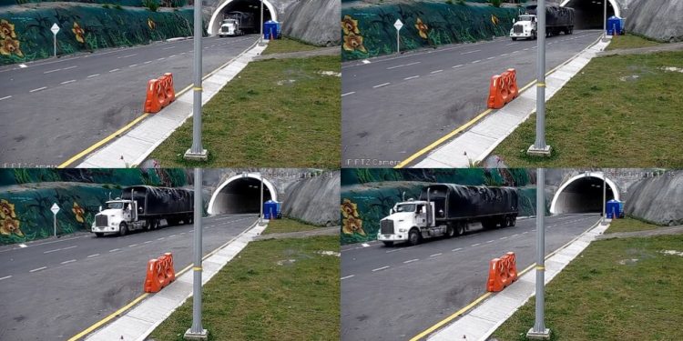 Imágenes inéditas de la tractomula previo a la tragedia en La Línea