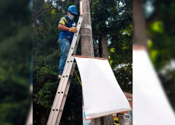Empezaron a bajar la publicidad política ilegal en Ibagué