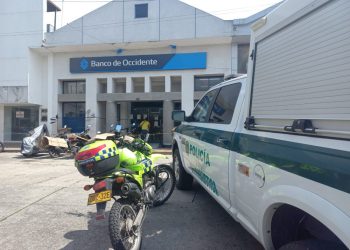 Investigan robo en Banco de Occidente en Ibagué
