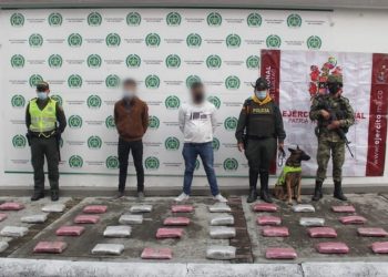 Dos hombres fueron capturados por tráfico de más de 30 mil dosis de estupefacientes en Ibagué