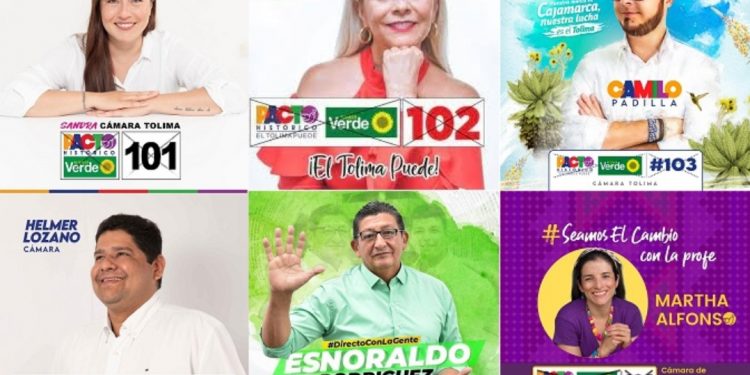 Sondeo del Pacto Histórico a la Cámara de Representantes por el Tolima