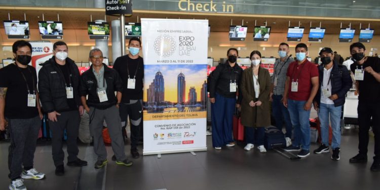 Inició la Misión ExpoDubái 2020 con sus 14 representantes tolimenses