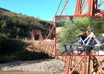 Traumática reconstrucción del puente Las Delicias en Alpujarra, Tolima