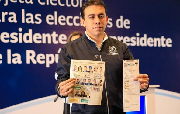 Registraduría mostró el tarjetón electoral para las presidenciales 2022