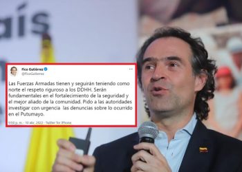 Fico Gutiérrez no condenó acciones de la fuerza pública en Putumayo