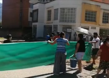 Habitantes del Salado en Ibagué, se tomaron vías de hecho a falta de agua