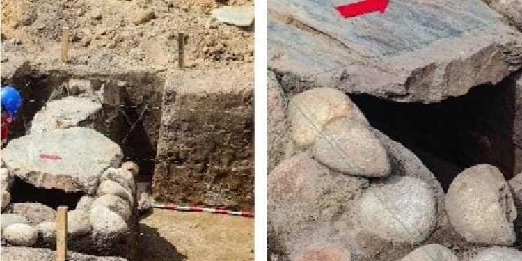 Tumbas milenarias halladas en Cajamarca por Celsia