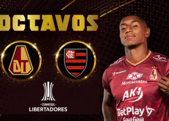 Deportes Tolima vs Flamengo de Brasil en los octavos de final de la Libertadores 2022